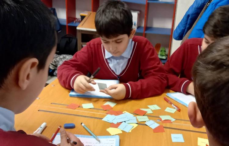 املای حروف بهم ریخته در قالب کار گروهی 5