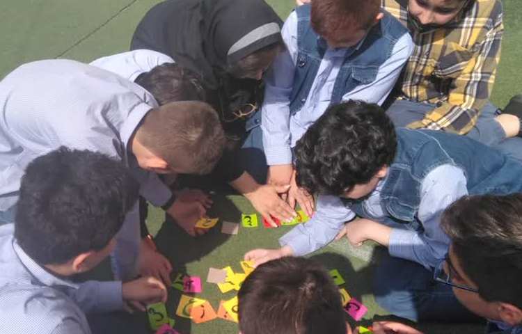 املای حروف به هم ریخته ( گروهی ) از درس اول