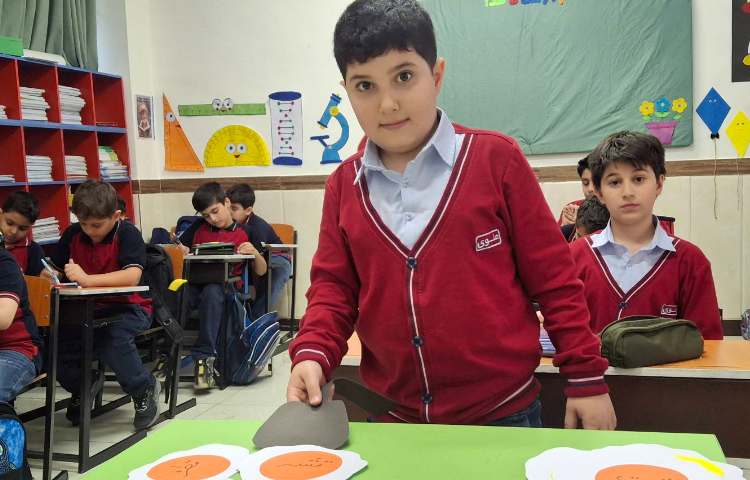 املای خلاق از درس اول فارسی 6