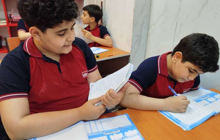 املای خلاق از درس کار و تلاش 5