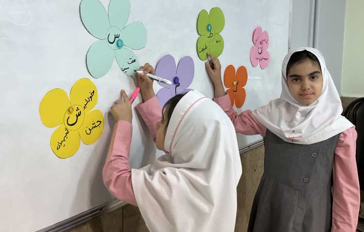 املای خلاق گل بهاری 1