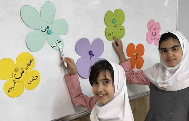 املای خلاق گل بهاری 6