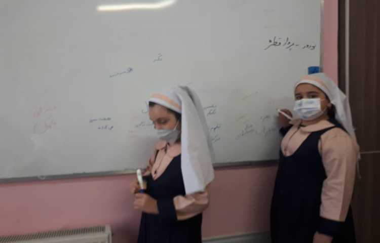 املای پای تخته ای نوروز و پرواز قطره 4