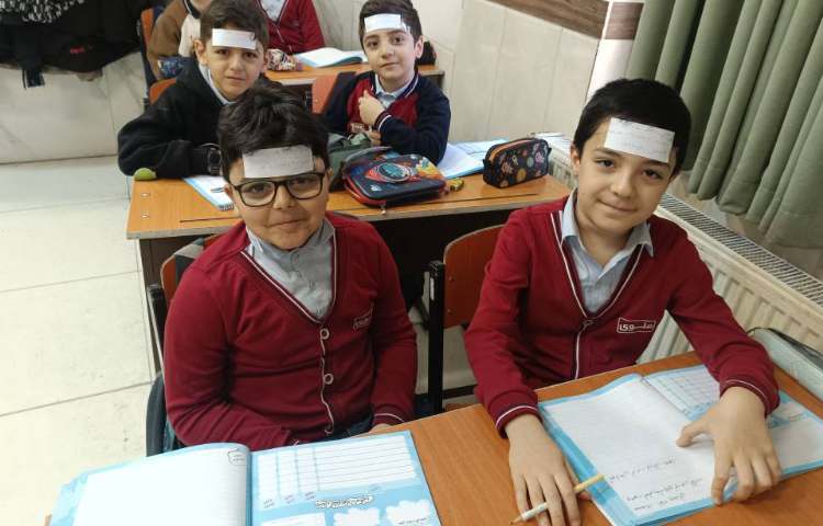 املای پیشانی برای تثبیت یادگیری و درست نویسی 3