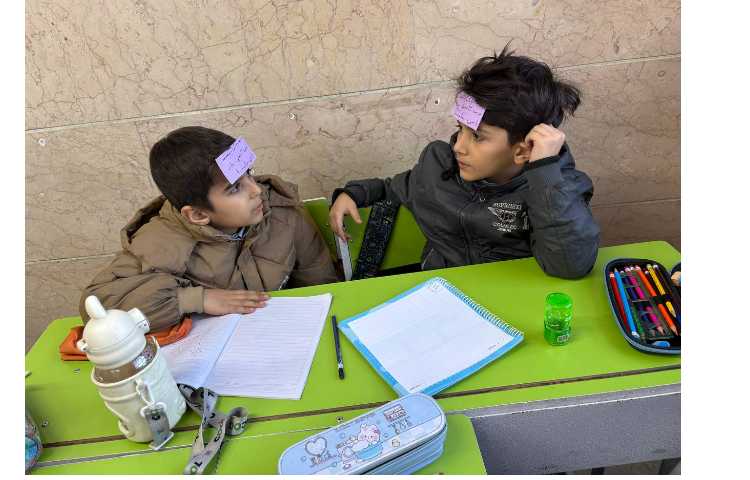 املای پیشانی جهت تثبیت نشانه پ 9