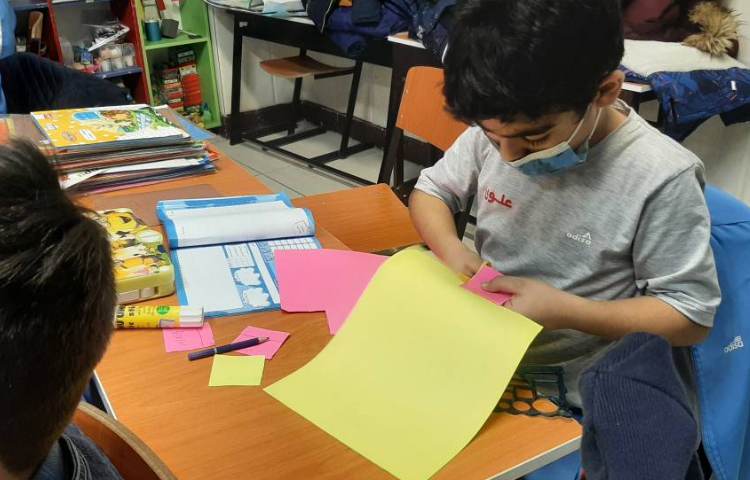 املای کاغذ رنگی 2