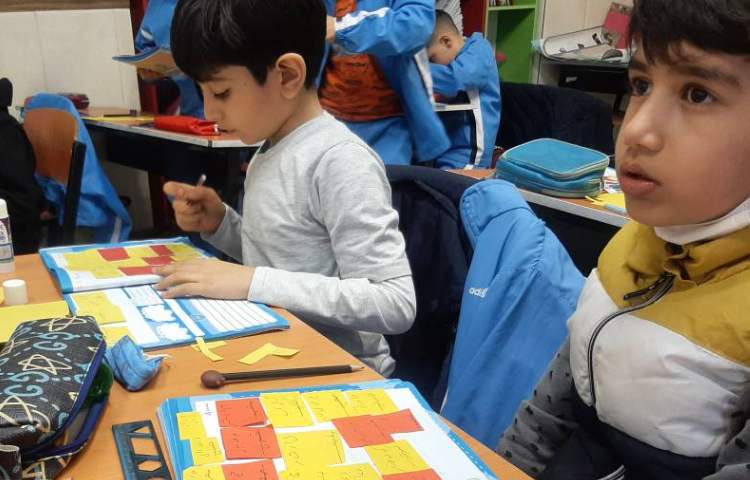 املای کاغذ رنگی 3