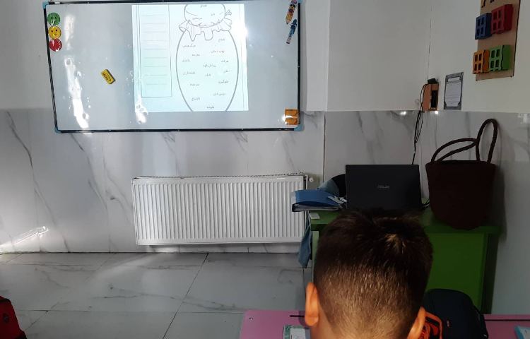 املای کوزه‌ای پیدا کردن کلمات نادرست و نوشتن کسر برای آنها