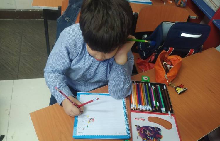 املا خلاق . تمرین املا به روش تصویر و جمله سازی 2