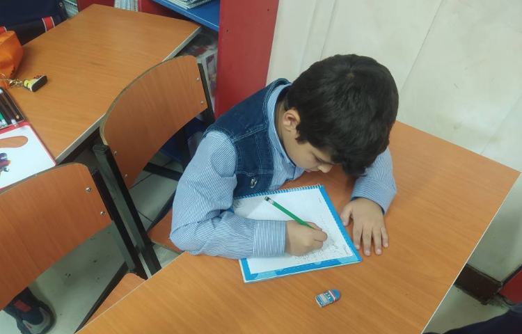 املا خلاق . تمرین املا به روش تصویر و جمله سازی 3