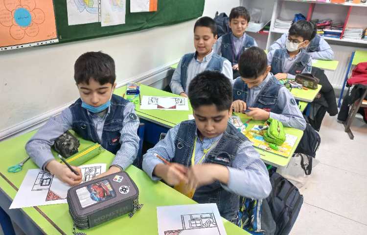 املا خونه ای تلفیقی از فارسی و هنر 1