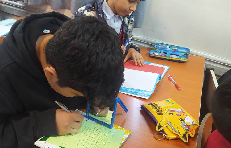 املا و نگارش - املا آیینه ای درس دوازدهم 15