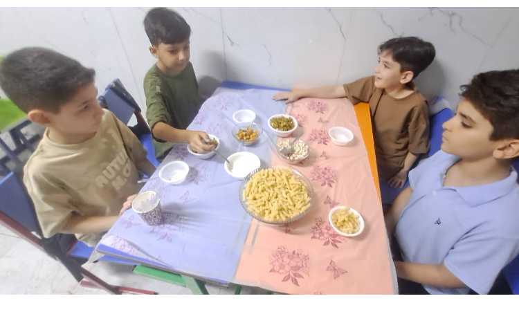 اموزش مبحث خوشمزه ی مخلوط و محلول همراه با تهیه ی سالاد ماکارانی 1
