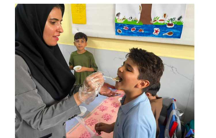 اموزش مبحث خوشمزه ی مخلوط و محلول همراه با تهیه ی سالاد ماکارانی