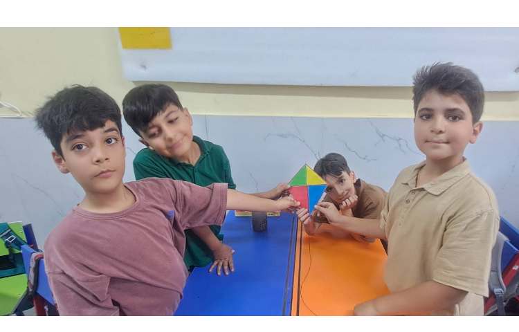 اموزش محیط اشکال و تفهیم مبحث همراه با دست ورزی ساخت بادبادک 7
