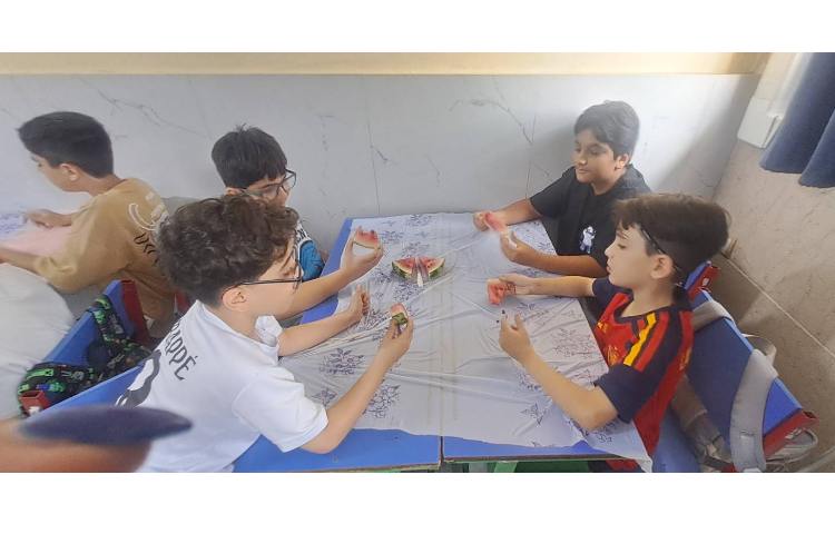 اموزش کسر خوشمزه همراه با دست ورزی خوردنی 4