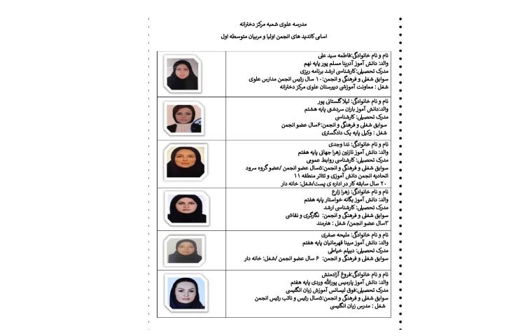 انتخابات انجمن اولیا و مربیان 3