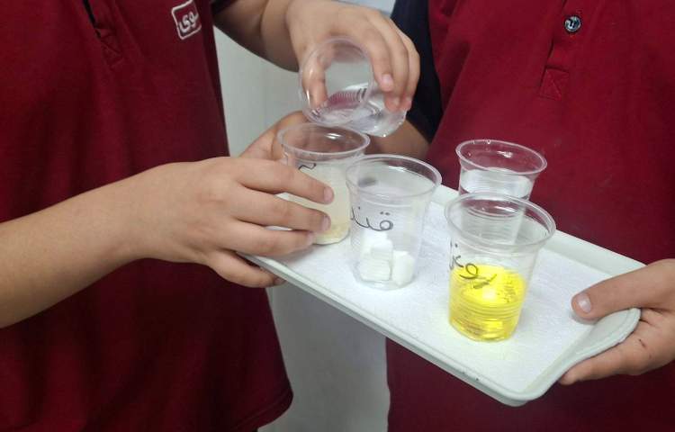 انجام آزمایش انواع مخلوط ها 5