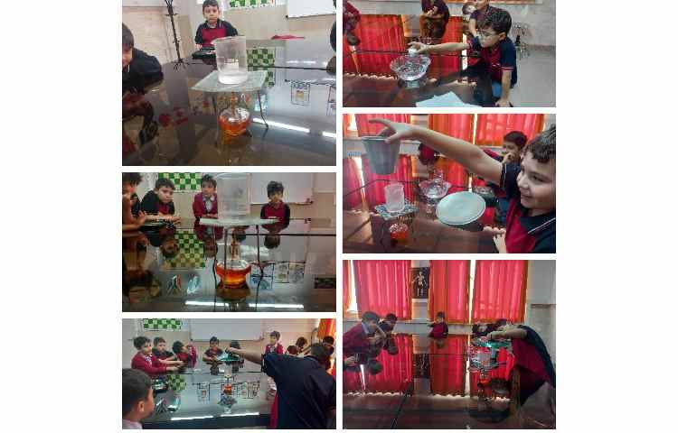 انجام آزمایش تغییرحالت مواد علوم در آزمایشگاه 1