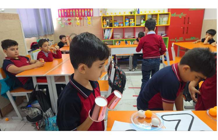 انجام بازی مرتبط با اعداد 1 تا 5 2