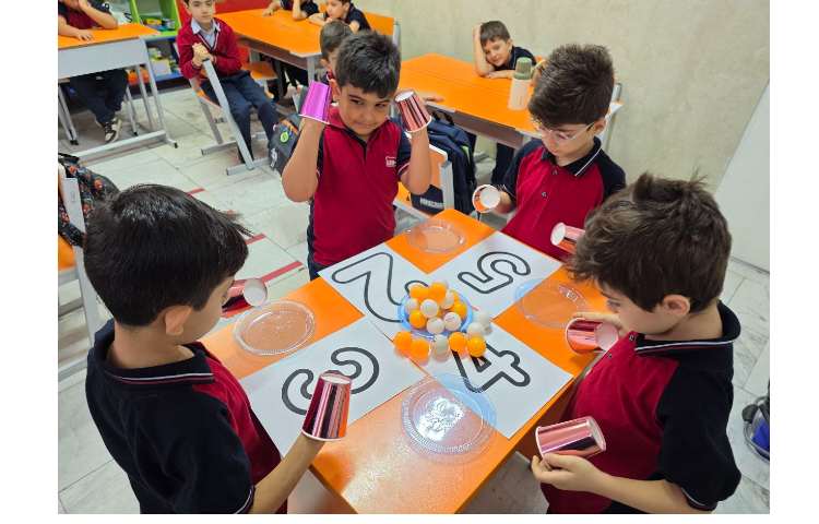 انجام بازی مرتبط با اعداد 1 تا 5