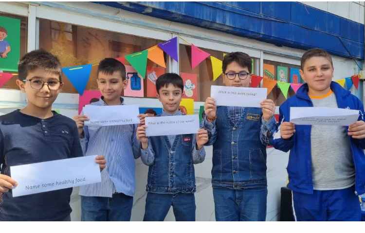 انجام بازی و پاسخ به سوالات مربوط به سلامت و هفته سلامت 1