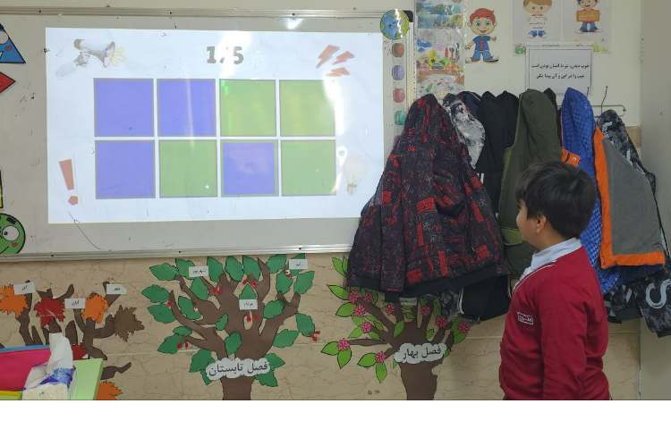 انجام بازی چالشی مربوطه به رنگ ها 4