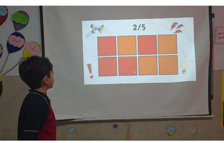انجام بازی چالشی مربوطه به رنگ ها 5