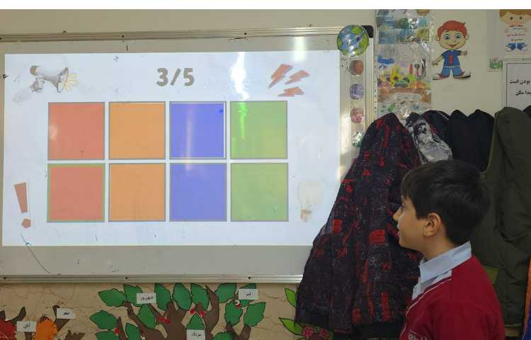 انجام بازی چالشی مربوطه به رنگ ها 8