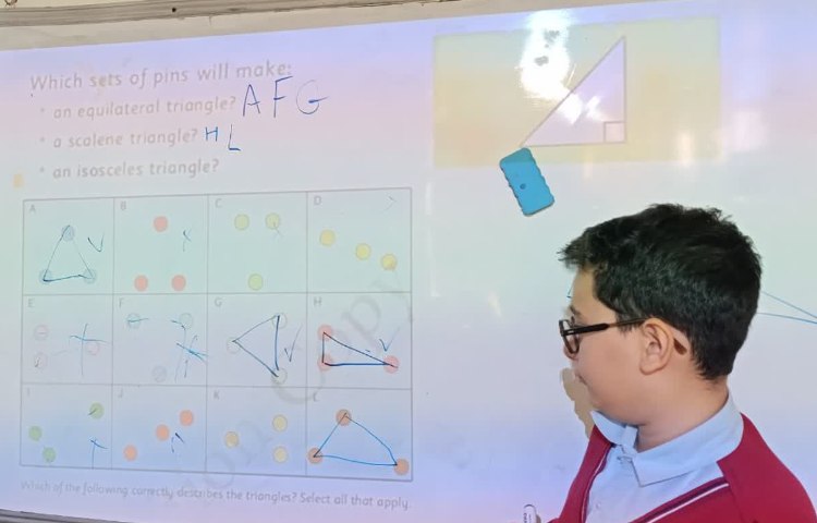 انجام تمرین‌های کتاب در زنگ Math 3
