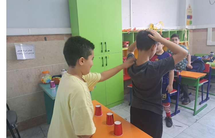 انجام فعالیت find the ball برای ارزیابی کلاسی 1