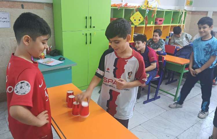 انجام فعالیت find the ball برای ارزیابی کلاسی 5