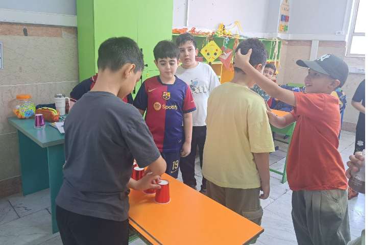 انجام فعالیت find the ball برای ارزیابی کلاسی 6