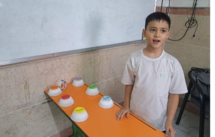 انجام فعالیت roll and choose برای مرور مطالب. 3