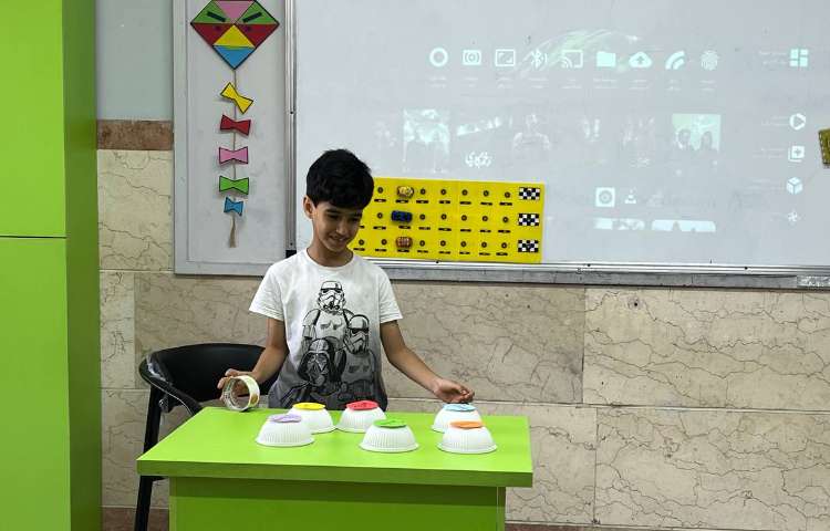 انجام فعالیت roll and choose برای مرور مطالب. 5