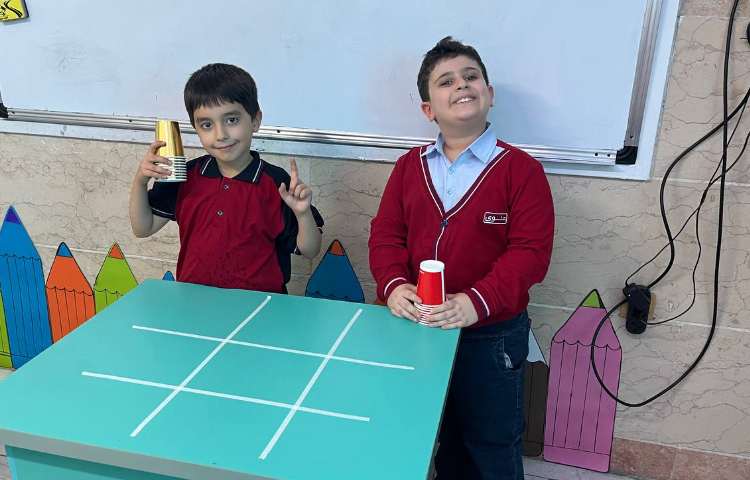 انجام فعالیت X-O جهت جمله سازی 6