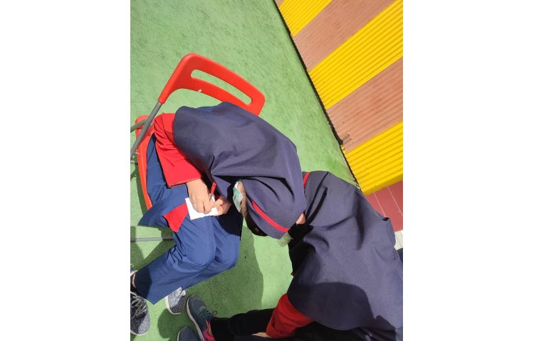 انجام فعالیت Dictogloss در بخش غوطه وری 4