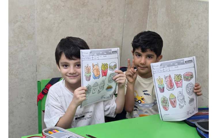 انجام فعالیت مربوط به foods 6