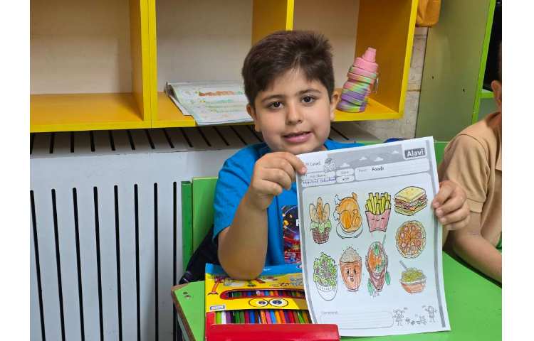 انجام فعالیت مربوط به foods 7