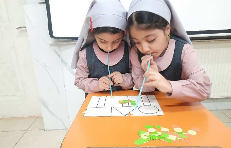 انجام فعالیت مربوط به Shapes