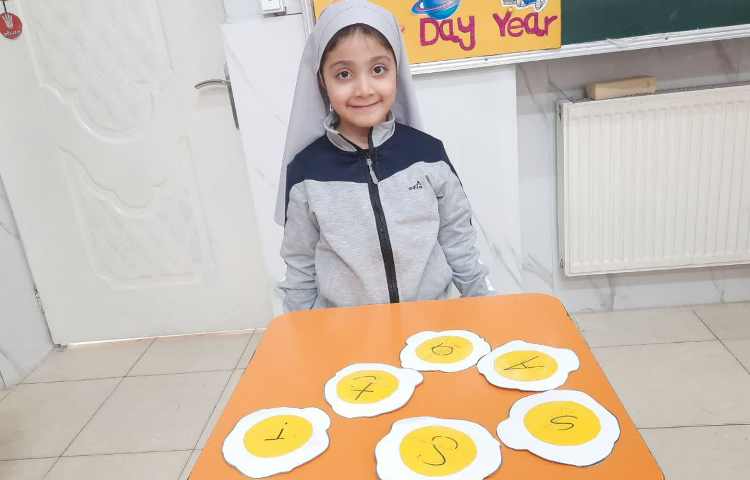 انجام فعالیت مربوط به Letter Formation