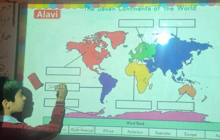 انجام فعالیت های پروژه هفته علوم، آشنایی با قاره ها 10