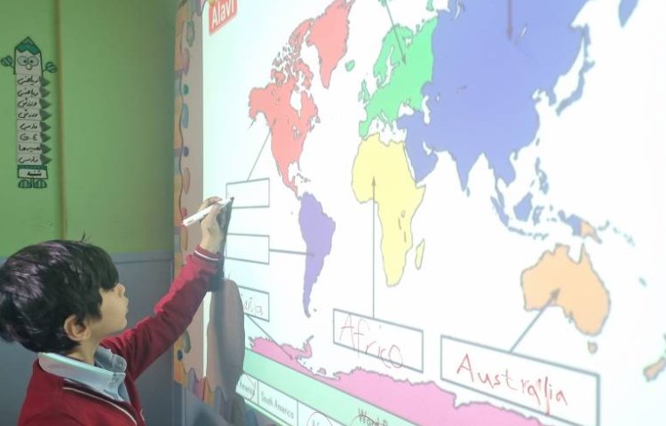 انجام فعالیت های پروژه هفته علوم، آشنایی با قاره ها 5