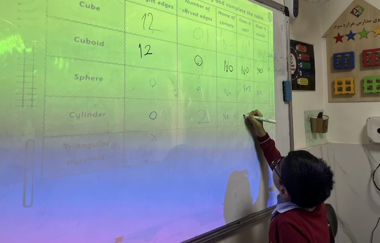 انجام فعالیت‌های کتاب در زنگ Math