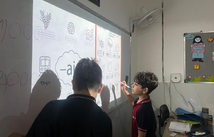 انجام فعالیت های کتاب در کلاس 1