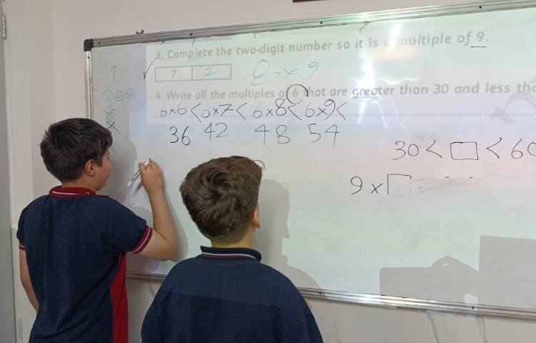 انجام فعالیت های کتاب ریاضی 1