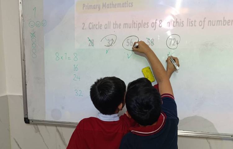 انجام فعالیت های کتاب ریاضی 2