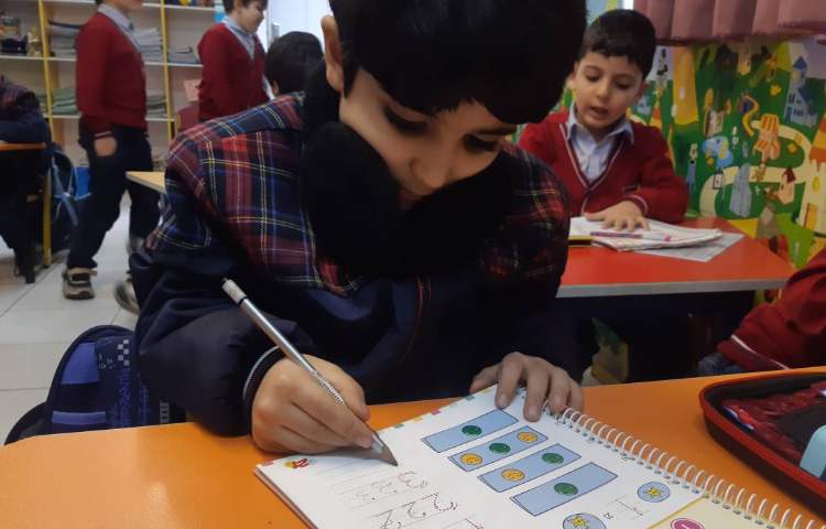 انجام فعالیت‌های کتاب Math 1