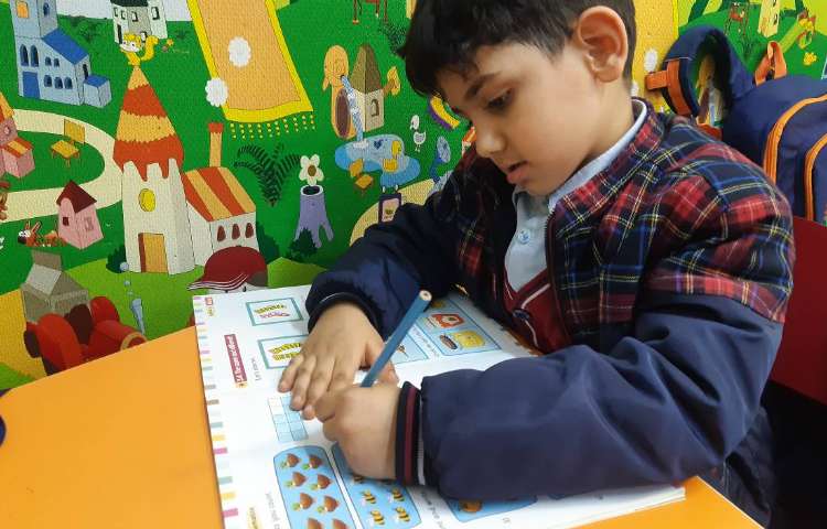 انجام فعالیت‌های کتاب Math 5