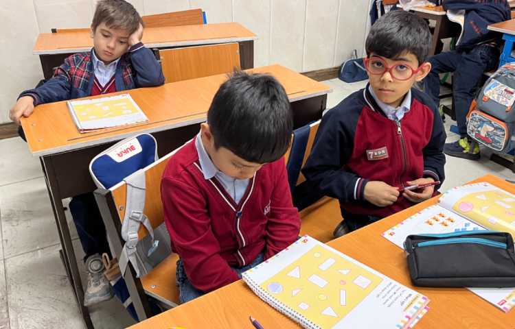 انجام فعالیت‌های کتاب Math 6